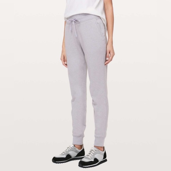 16. Lululemon Warm Down Jogger II Heather’s iced iris - Picture 4 of 16